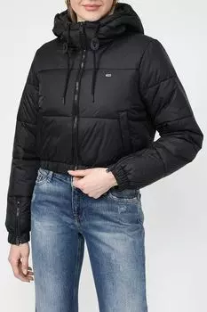 Куртка утепленная с капюшоном укороченного кроя Tommy Jeans