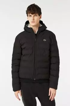 Куртка утепленная стеганая с капюшоном Lacoste
