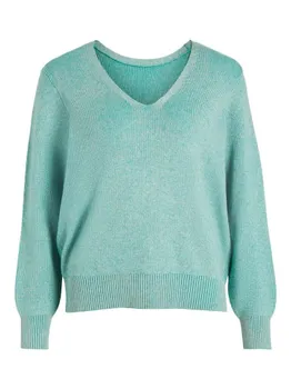 Пуловер Vila Pullover, цвет green milieu