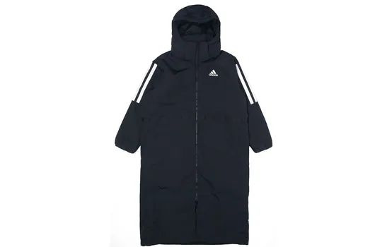Стеганая куртка женская черная Adidas