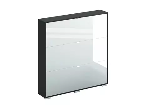 Шкаф для обуви wide (ogogo) черный 112x112x20 см.