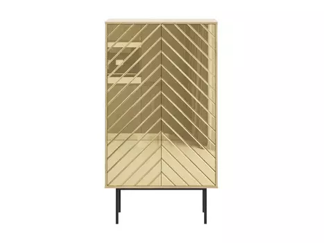 Шкаф двухдверный boho (ogogo) золотой 84x160x40 см.