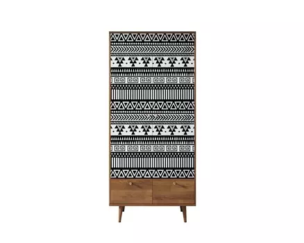 Шкаф двухстворчатый berber (etg-home) мультиколор 90x200x50 см.