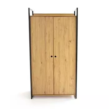 Шкаф hiba (laredoute) бежевый 100x193x58 см.