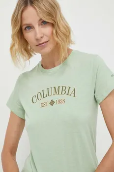 Трек футболка Columbia, зеленый