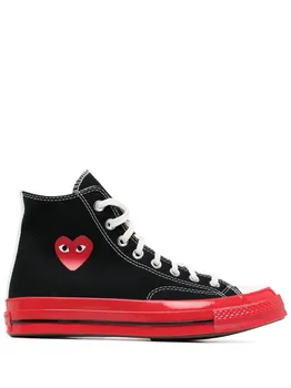 Высокие кеды Chuck 70 Comme Des Garons Play x Converse, черный