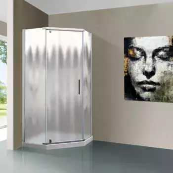 Душевой уголок 90x90 см Vincea Stresa VSP-1S900CH шиншилла