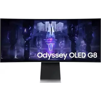 Монитор Samsung 34" Odyssey OLED G8 S34BG850SI серебристый (LS34BG850SIXCI)