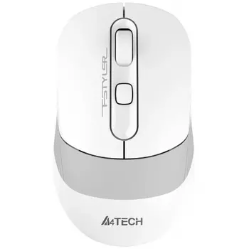 Мышь A4Tech Fstyler FB10C белый/серый