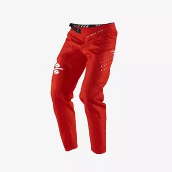 Велоштаны 100% R-Core Pants, красный 2019
