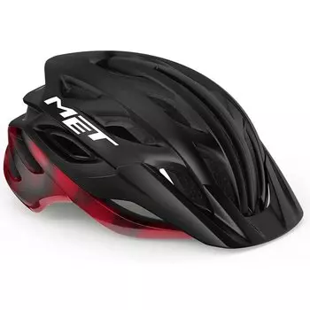 Велошлем Met Veleno, Black/Red, 2024, 3HM138CE00LNR1 (Цвет Black/Red, размер M)