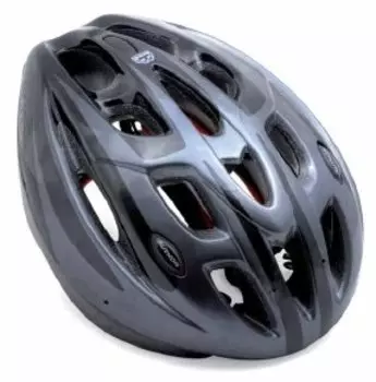 Велошлем спортивный AUTHOR PULSE InMold 094 Black, 15 отверстий (58-65см) черный 8-9001165