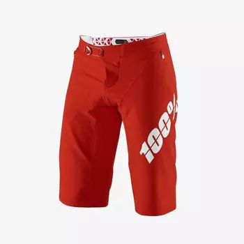 Велошорты 100% R-Core X Shorts, красный 2019
