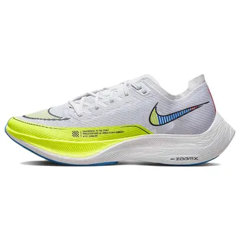Мужские кроссовки Nike ZoomX Vaporfly Next% 2 White Volt Racer синие черные CU4111-103 39