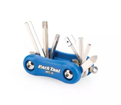 Мультитул велосипедный PARK TOOL MTC-25, шестигранник, 3/4/5/6/8, torx T25/T30, плоская отвертка, PTLMTC-25