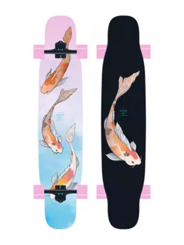 Лонгборд RIDEX Koi 44"X9", дерево, ABEC-9 Chrome, SX18578
