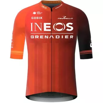 Майка GOBIK REACTIVE UNISEX INEOS GRENADIERS, короткий рукав, красно-оранжевый, 10-01-096-003 (Размер: L, Цвет: Красно-оранжевый)