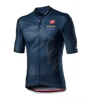 Майка короткий рукав Castelli STELVIO, Темно-синий, 9510312