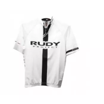 Майка Rudy Project Racemaster Pro, короткий рукав, черно-белый, RW10