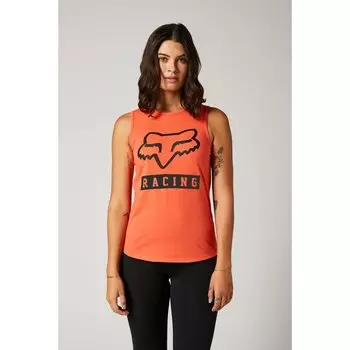 Майка велосипедная Fox Born And Raised Tank, женская, flamingo , 2021