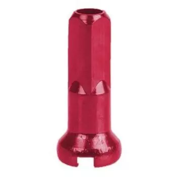 Ниппель велосипедный CNSPOKE, 14G (2мм) х 12мм алюминиевый, красный, 5-280166