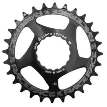 Звезда Race Face Cinch Direct Mount 28T, черный, RNWDM28BLK