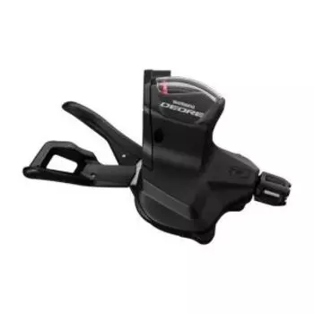 Манетка Shimano Deore SL-M6000-L, левая, 2/3 скорости, крепление на хомут, трос 1800 мм, ISLM6000LB