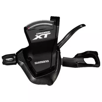 Манетка Shimano XT SL-M8000, левый, 2/3 скорости, трос и оплетка в комплекте, ISLM8000LBP2