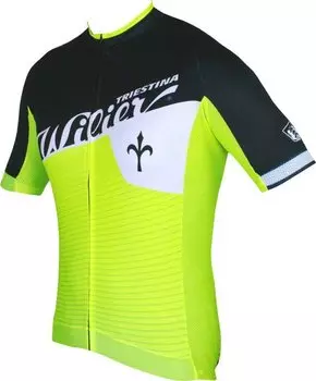 Веломайка короткий рукав Wilier FLASH YELLOW, +15+30, Жёлтый fluo/черный, WL144 (Размер: S)