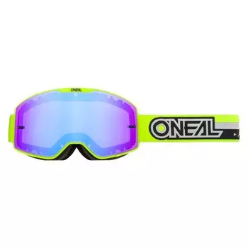 Маска ONeal B-20 Goggle PROXY neon yellow/black - radium blue, 6023-331