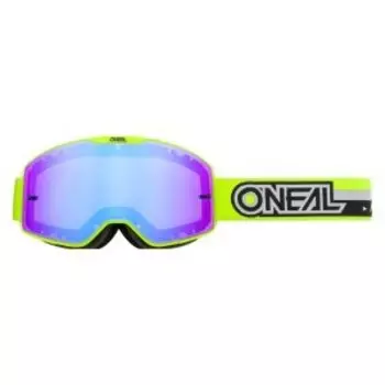 Маска ONeal B-20 Goggle PROXY neon yellow/black - radium blue, 6023-331