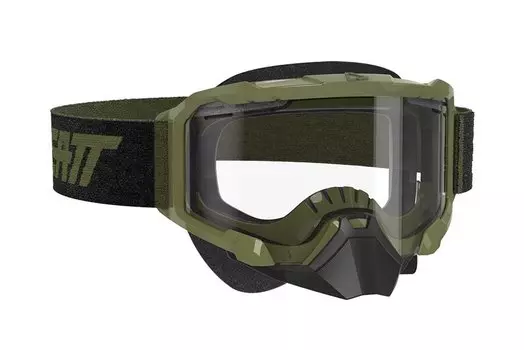 Маска велосипедная Leatt Velocity 4.5 SNX Goggle, Forest Clear, 8020003075