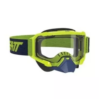 Маска велосипедная Leatt Velocity 4.5 SNX Goggle, Neon Lime Clear, 8020003080