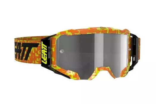 Маска велосипедная Leatt Velocity 5.5 Neon Orange/Light Grey, 8020001055