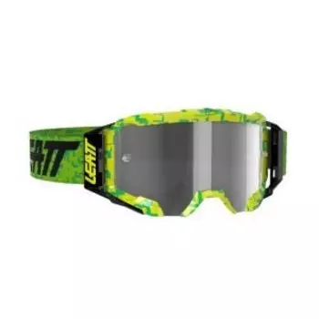 Маска велосипедная Leatt Velocity 5.5 Neon Lime/Light Grey, 8020001050