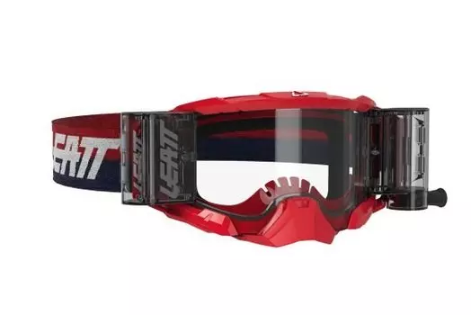 Маска велосипедная Leatt Velocity 5.5 Roll-Off Red/Clear, 8020001090