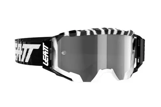 Маска велосипедная Leatt Velocity 5.5 Zebra/Light Grey, 8020001070