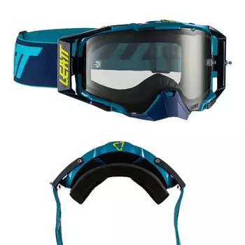 Маска велосипедная Leatt Velocity 6.5 Ink/Blue Light Grey, 8019100031