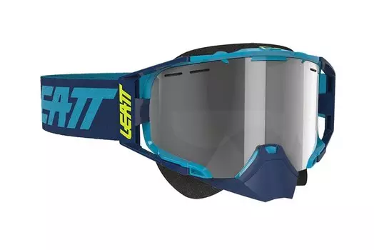 Маска велосипедная Leatt Velocity 6.5 SNX Goggle, Ink/Blue Light Grey, 8020003045