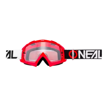 Маска велосипедная O´Neal B-10 Twoface, Red - Clear