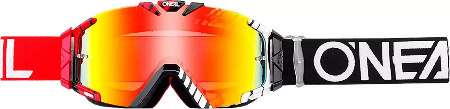 Маска велосипедная O´Neal B-30 Duplex Black/Red/White - Radium, 6032-114O