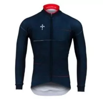 Веломайка длинный рукав Wilier Caivo'19, синий, WL279 Blue