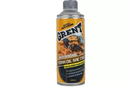 Масло вилочное GRENT 7,5W, синтетика, 500 м, 40792
