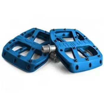 Педали велосипедные E Thirteen Base Flat Pedal, Composite, Blue, PD2USA-102