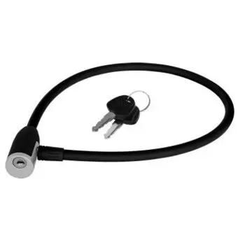 Велосипедный замок KELLYS KLS JOLLY, тросовый, на ключ, 12 x 650 мм, чёрный, Lock KLS JOLLY Sky