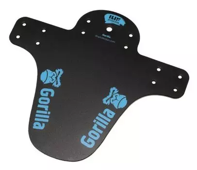 Мини-крыло велосипедное Gorilla короткое, синяя графика, черный, IP-GS-BLU