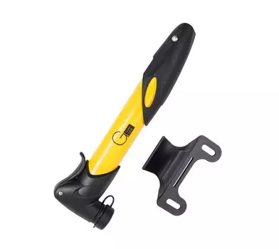 Мининасос Green Cycle GPM-077 пластиковый, presta+schreder, желтый, PUM-29-89