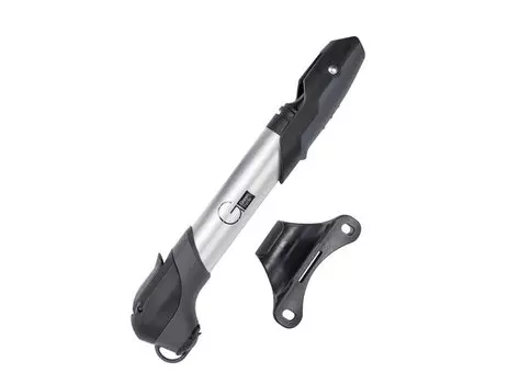 Мининасос Green Cycle GPM-197 алюминиевый телескопический, presta+schrader, серебристый, PUM-07-23