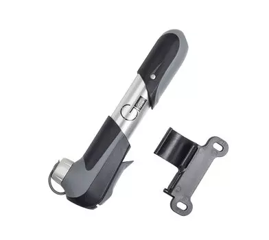 Мининасос Green Cycle GPM-204C алюминиевый компактный, presta+schrader, серебристый, PUM-46-43