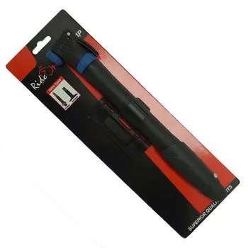 Мининасос пластиковый TBS 25х280мм,Т-образ.ручка, Schrader/Presta, фиксатор с рычажком, S294-B